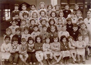 ECOLE PAUL BERT FILLES 1954 XXX N01 MME WERBER